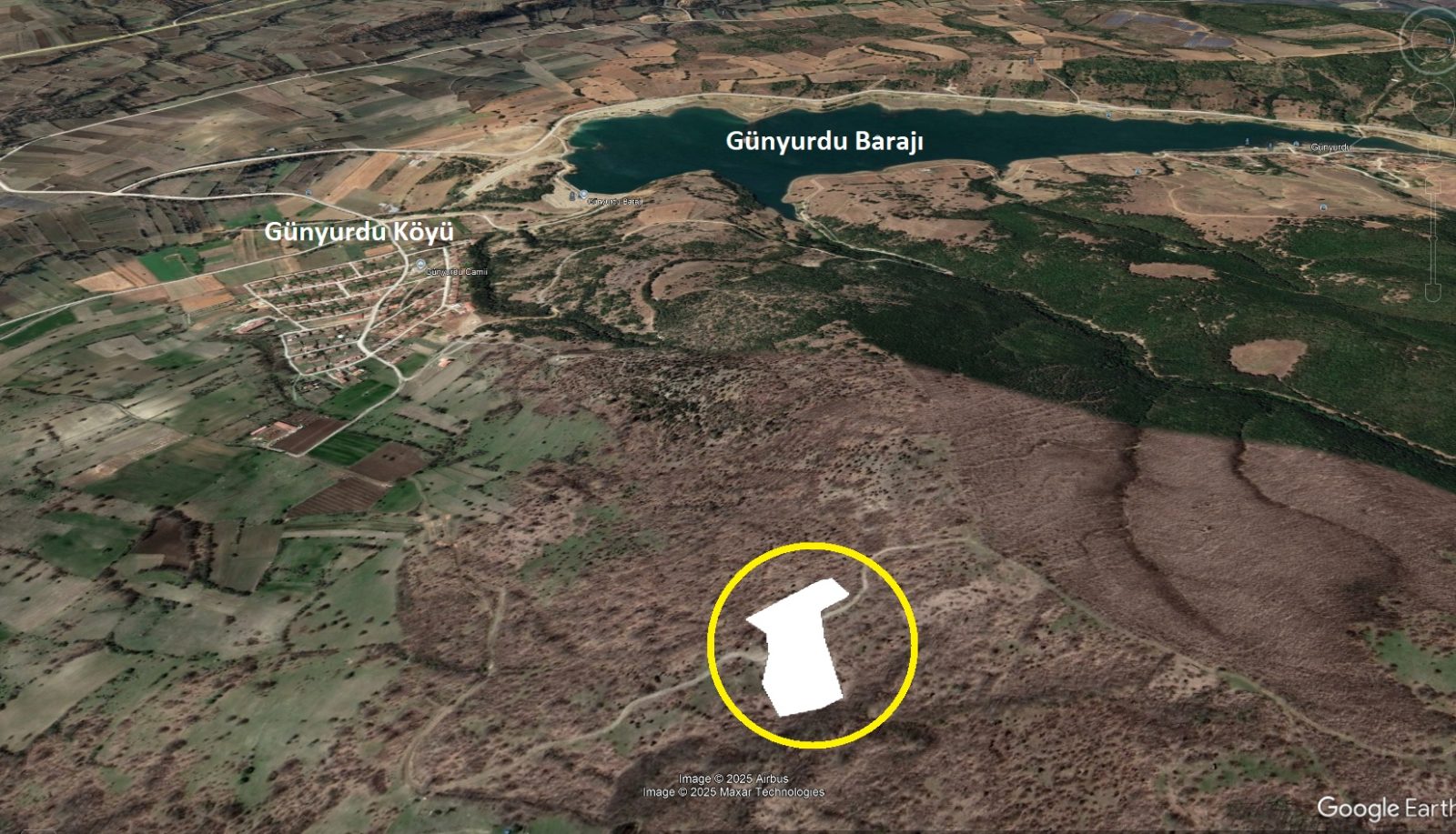 Günyurdu Köyünde Satılık 11 Dönüm Tarla - Bilecik / Pazaryeri / Günyurdu Köyü - Görsel 1