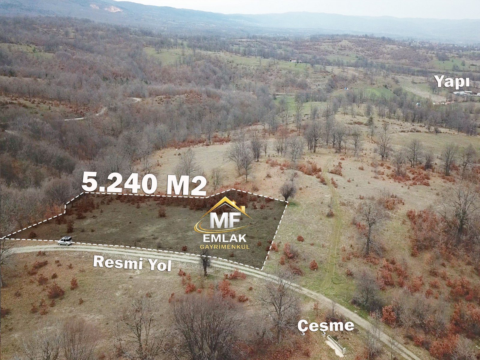 Pazaryeri'nde 5.240 m² İmar avantajlı Satılık Arsa - 3. görsel