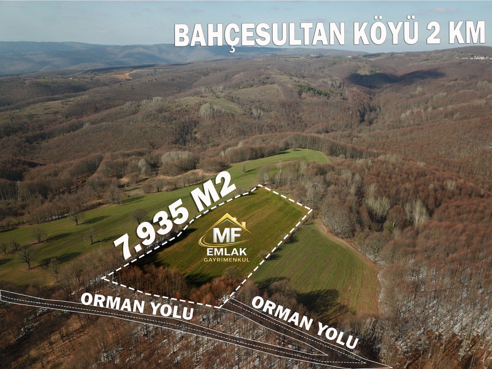 DOĞANIN KALBİNDE, HUZURUN YENİ ADRESİ: 7.935 m² FIRSAT TARLA - 1. görsel